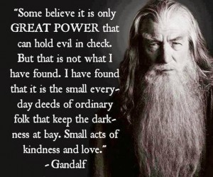 Darkness at bay gandalf